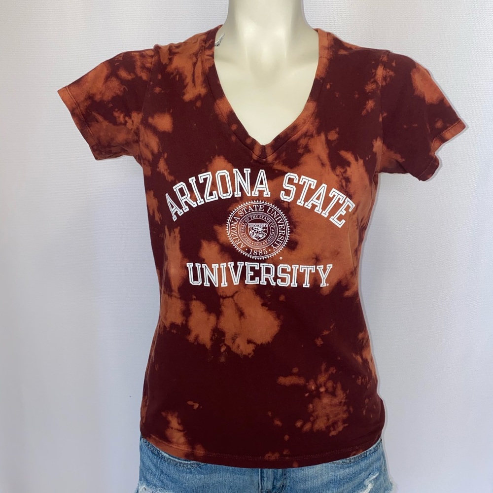 *CUSTOM DYED ASU TSHIRT